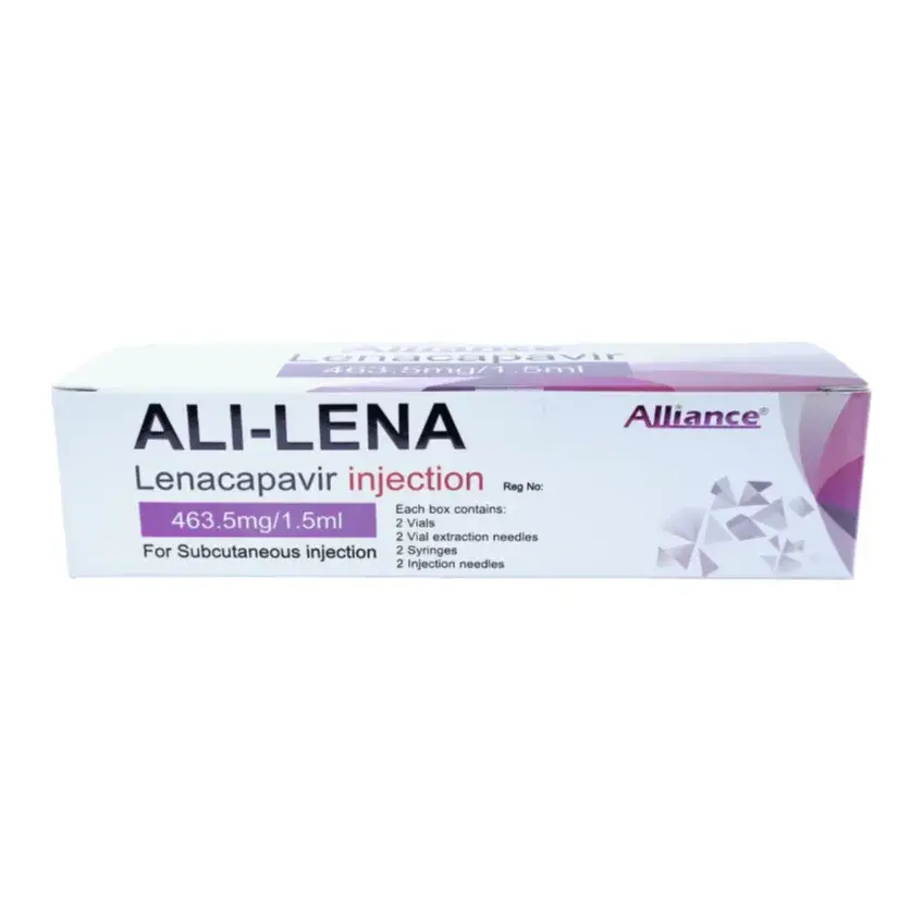 ALI-LENA Injection (lenacapavir) 463.5 mg / 1.5 mL vial product packaging